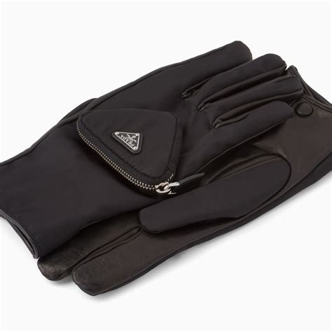 gloves prada|prada nylon gloves.